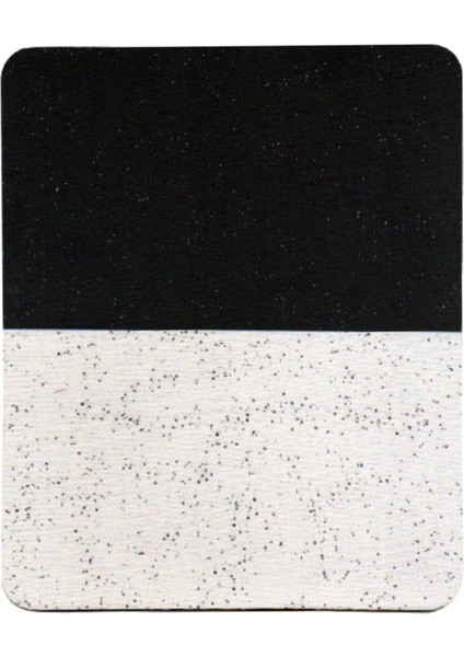 Siyah Beyaz Kum Desen Tip Kaymaz Taban Optik Bilgisayar Notebook Mouse Pad 17,5X21,5CM Mouspad
