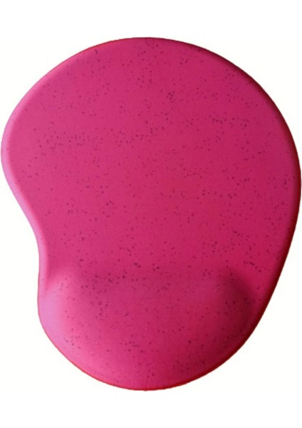 Oval Fuşya Kum Desen Bilek Destekli Kaymaz Taban Bilgisayar Notebook Mouse Pad - Bileklikli Mausepad fiyatları