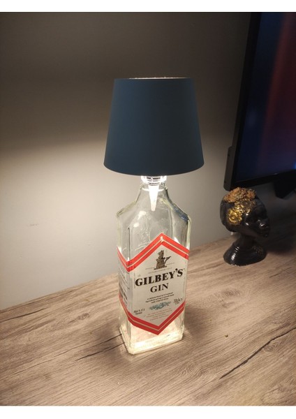 Beyaz 3 Kademeli Dokunmatik Abajur Şişe, Şarjlı ve USB Girişli, Şık ve Özel Tasarım indirimleri