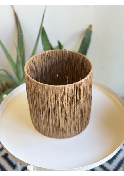 Koyu Hasır Abajur Başlık, 20'lik, Şık ve Doğal Dekorasyon Için Ideal fiyatları