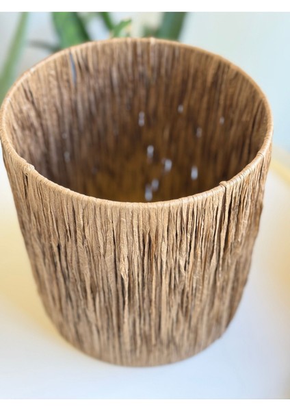 Koyu Hasır Abajur Başlık, 20'lik, Şık ve Doğal Dekorasyon Için Ideal modelleri