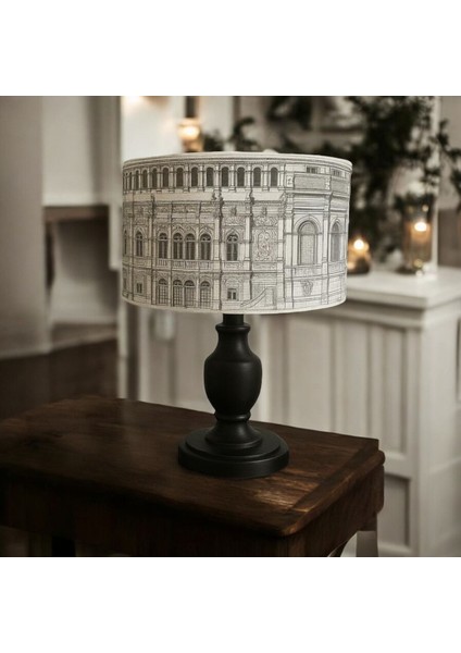 El Yapımı Beyaz Silindir Abajur Başlığı, Yüksek Kaliteli Kumaş, 30X20 cm fiyatları