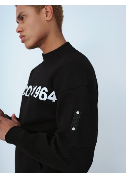 Oversize Fit Erkek Sweatshirt