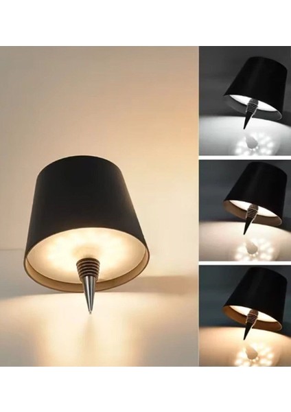 3 Renkli Kablosuz Siyah Şişe LED Lambası, Hediye, Ev Dekor, Sevgili ve Arkadaşlara fiyatları