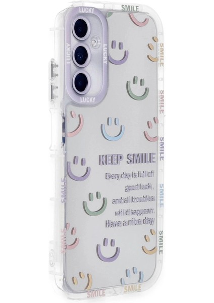 Newface Samsung Galaxy A15 4g Kılıf Reflexion Desenli Kapak - Desen 2