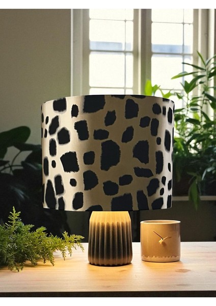 El Yapımı Bej Silindir Abajur Şapkası, Yüksek Kaliteli Kumaş, 30×20 cm fırsatları