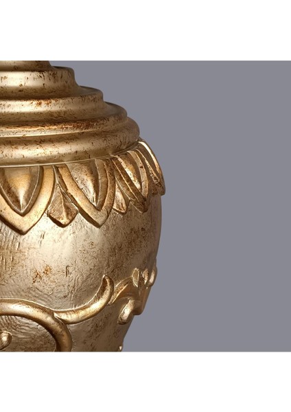 Motifli Gold Abajur, Şık ve Parlak Dekoratif Aydınlatma, Evinizde Sıcak Atmosfer Sağlar. modelleri