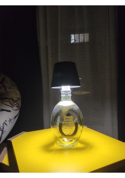 3 Kademeli Dokunmatik Siyah Abajur, USB Şarjlı, Şık ve Modern Tasarım modelleri