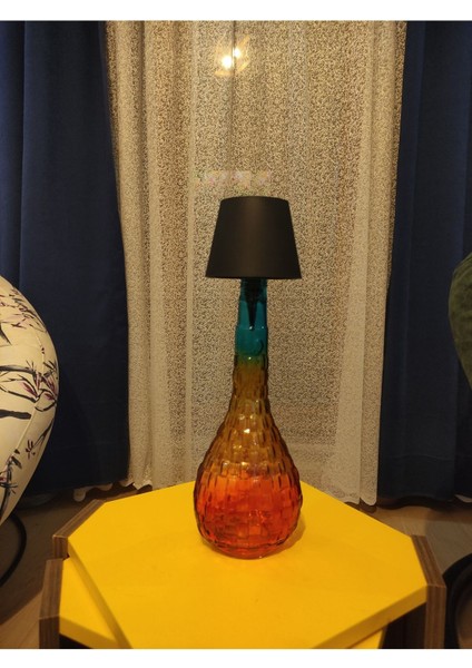 Renkli El Boyası Abajur, Dokunmatik, USB Şarjlı, Çok Renkli, Şapka Tasarımı fiyatları