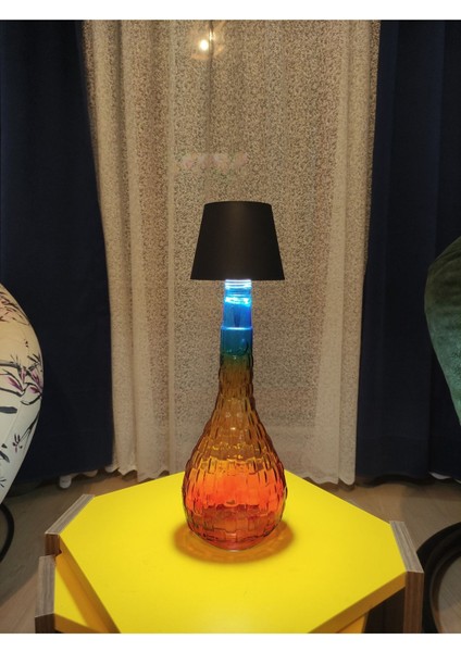 Renkli El Boyası Abajur, Dokunmatik, USB Şarjlı, Çok Renkli, Şapka Tasarımı fırsatları