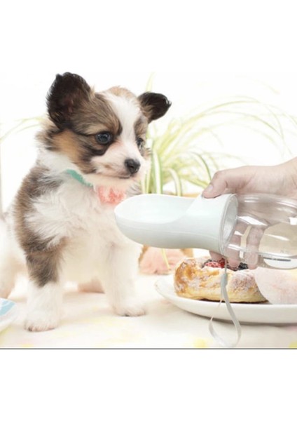Taşınabilir 350ML Seyahat Suluğu Kedi Köpek Emniyetli Sızdırmaz Kutulu