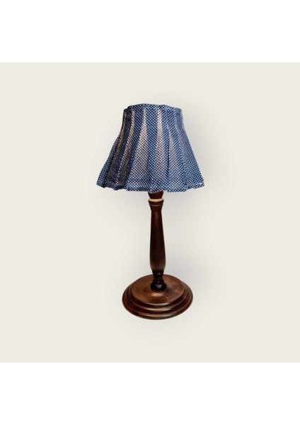 Ahşap Abajur, Sıcak Kahve Tonu, Zarif ve Şık Tasarım