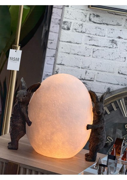 Çok Renkli Tavşan Masa Lambası 35X29 Cm, Şık ve Renkli Tasarım fiyatları