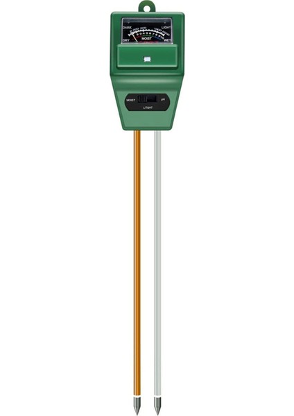 3’ü 1 Arada Toprak ve Işık Ölçüm Cihazı, Bahçe ve Bitki Analizi Için Ideal