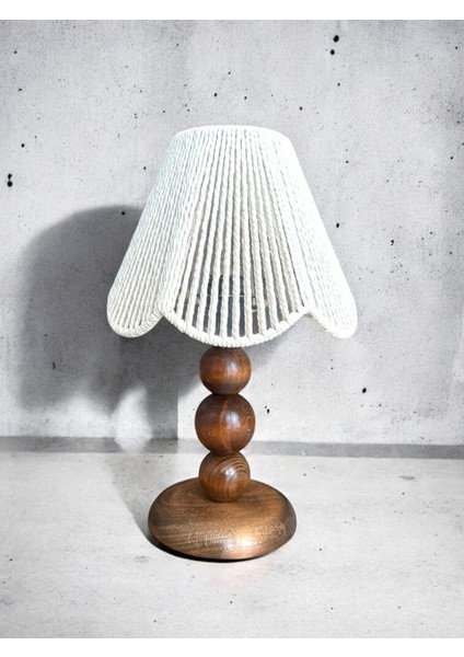 El Yapımı Bohem Ahşap Ayaklı Rustik Abajur, Yatak Odası ve Salon Dekoru modelleri