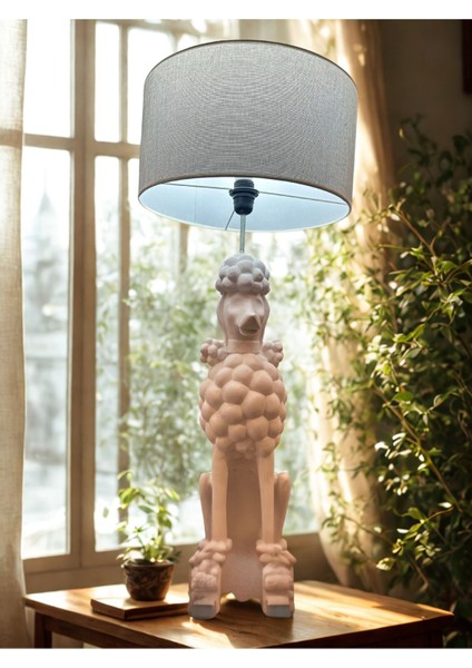 Renkli ve Şık Dekoratif Köpek Abajur, Evinizin Atmosferini Güzelleştirir.