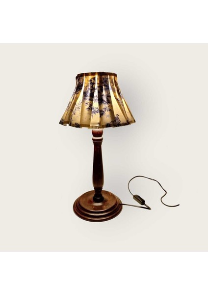 El Yapımı Doğal Ahşap Abajur, Sıcak Kahve Tonunda Şık Tasarım modelleri