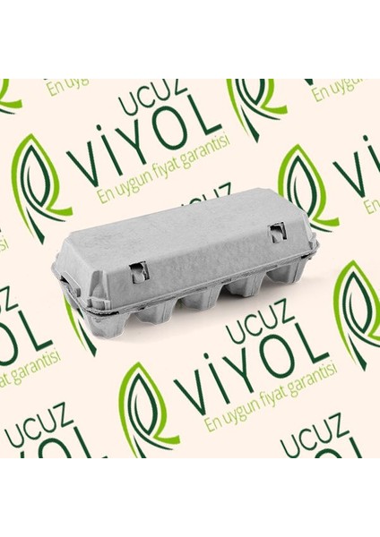 10 Lu Karton Kapaklı Yumurta Viyolü 30 Adet