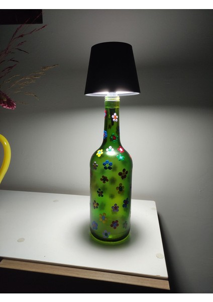 Renkli El Boyama Dekoratif 3 Fonksiyonlu Şarjlı USB Abajur fiyatları