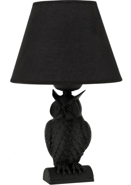 Şık Siyah Baykuş Masa Lambası, Ev ve Ofis Dekorasyonu Için Harika Bir Seçenek fiyatları