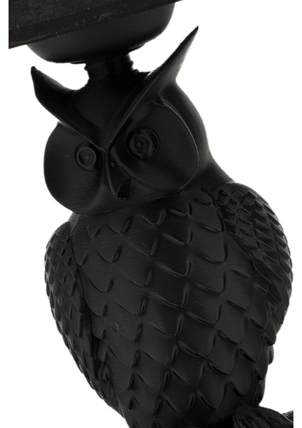 Şık Siyah Baykuş Masa Lambası, Ev ve Ofis Dekorasyonu Için Harika Bir Seçenek modelleri