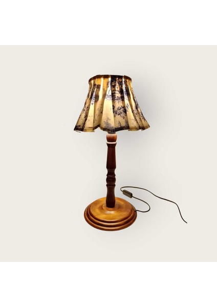 Doğal Ahşap Abajur, Kestane Renkli, Şık ve Sıcak Atmosfer Sağlar fiyatları