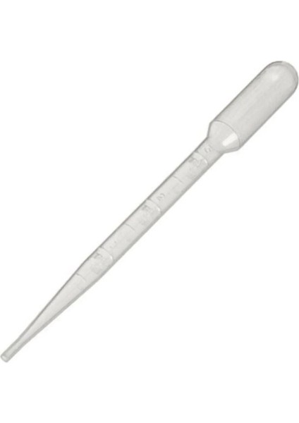3 ml Plastik Pipet, Şeffaf ve Kullanışlı Sıvı Transfer Aracı