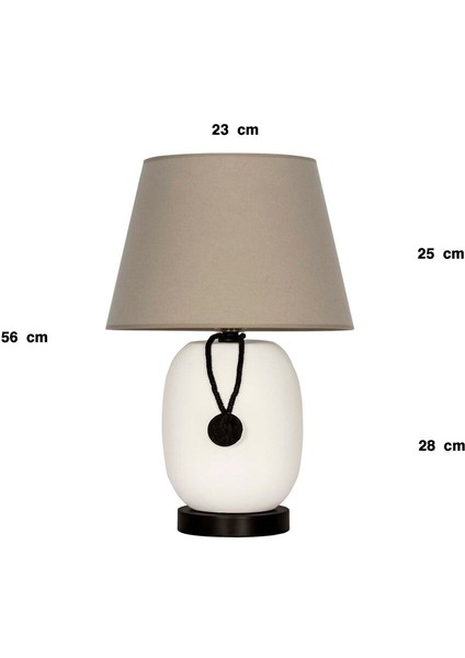 Bej Seramik Abajur, Şık ve Modern Dekorasyon Için Ideal Seçim fiyatları