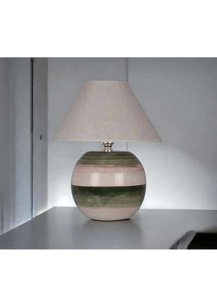 Yeşil Palm Seramik Abajur, Şık ve Doğal Dekorasyon Için Ideal Seçim modelleri