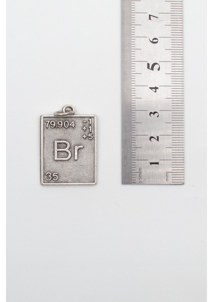 Breaking Bad Br (Brom) Element Kolye Ucu - Antik Gümüş Kaplama modelleri