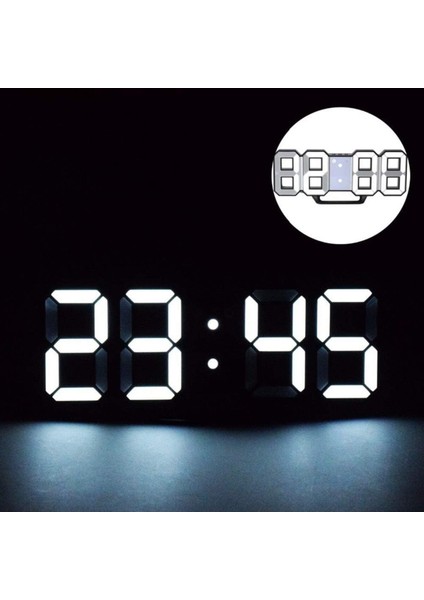 Modern Dijital LED Saat, Masa ve Duvar Tasarımı, Takvim, Termometre Özellikli fırsatları