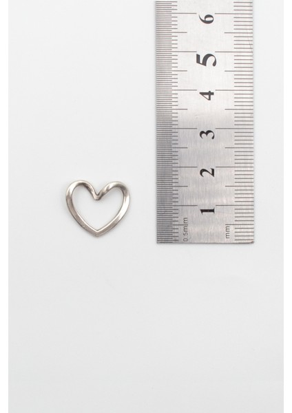 Minimalist Kalp Kolye Ucu - Antik Gümüş Kaplama modelleri