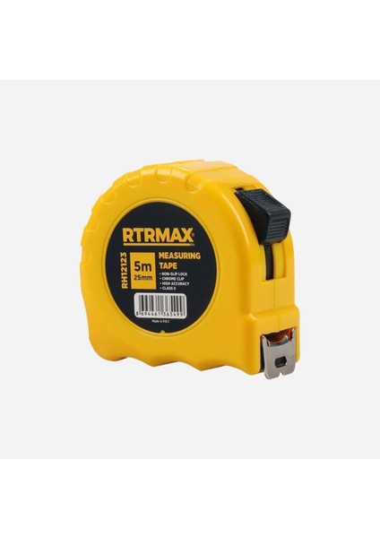 5 M Uzunlukta, 25 mm Genişliğinde Şerit Metre, Dayanıklı ve Kullanışlı Ölçüm Aracı