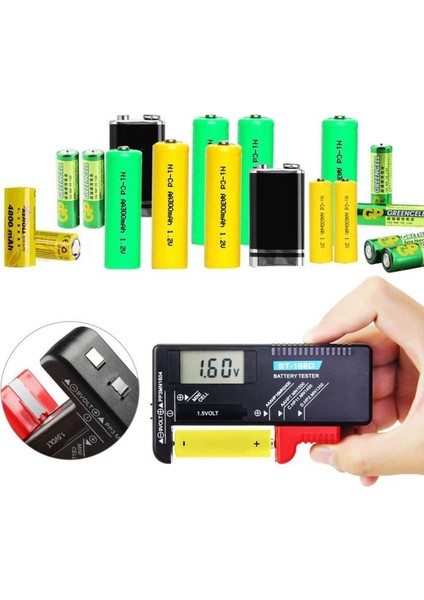 Dijital LCD Pil Test Cihazı, Pratik ve Güvenilir Pil Durumu Ölçüm Aracı fırsatları
