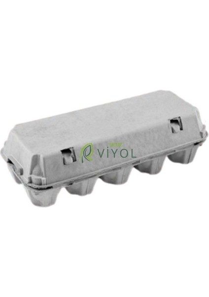 10 Lu Karton Kapaklı Yumurta Viyolü 60 Adet