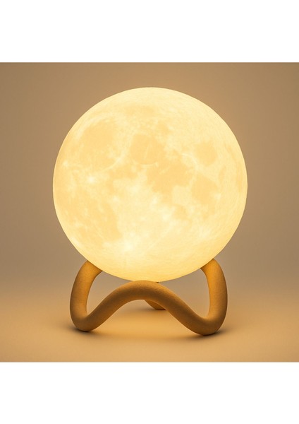 Modern Ay Tasarımlı Masa Lambası, Şık ve Kullanışlı Ev Dekoru Için Ideal. fiyatları
