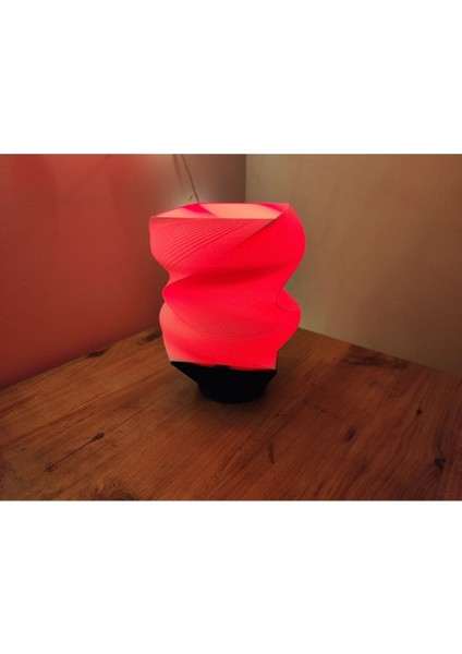 Çok Renkli Lilyum Model Modern Abajur, Şık ve Hafif Aydınlatma Tercihi fırsatları