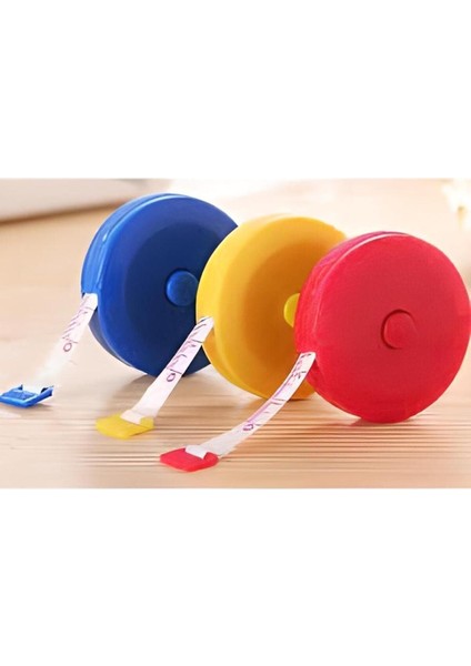 Otomatik Basmalı Ölçü Mezurası 150 Cm, 1,5 M, Pratik ve Kullanışlı Ölçüm Aracı