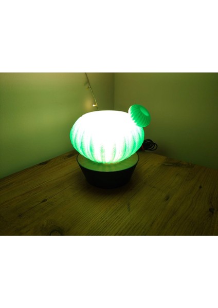 Yeşil Cactus Abajur, Şık ve Modern Dekoratif Aydınlatma Seçeneği fırsatları