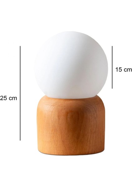 Beyaz Ahşap Abajur, Şık ve Sıcak Ortamlar Için Zarif Aydınlatma fiyatları