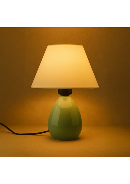 Ekru Seramik Abajur, Şık ve Modern Tasarım ile Evinize Sıcaklık Katıyor modelleri