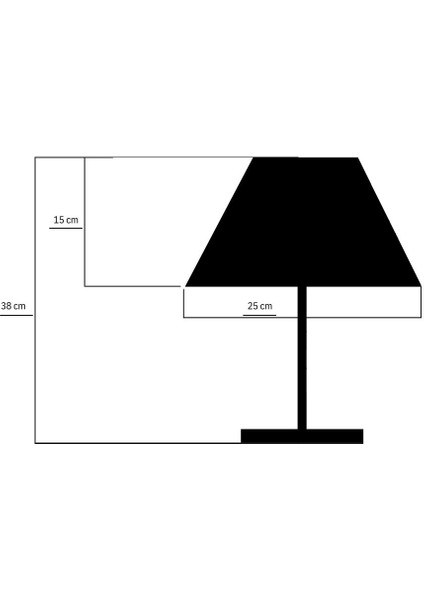 Güçlü ve Şık Bakır-Antrasit Abajur, 25X25X38 Cm, Modern Dekorasyon Için Ideal fiyatları