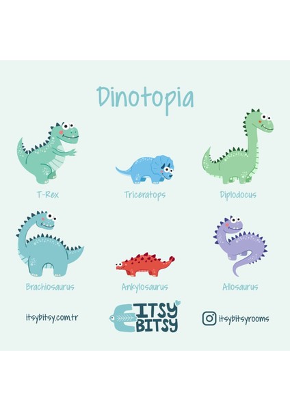 Renkli Dinozor Desenli Çocuk ve Bebek Odası Masa Aydınlatma Başlığı modelleri