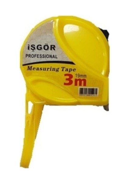 3 Metre 19 mm Ölçüm Şerit Metre, El ve Boyut Ölçüm Aracı