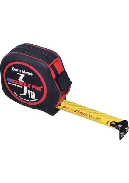 5 M Uzunlukta Metal Şerit Metre, Dayanıklı ve Kullanışlı Ölçüm Aleti