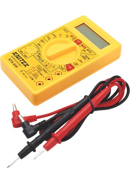 Dijital Çoklu Ölçüm Aleti, Akım, Voltaj, Direnç Ölçer, KTX-659