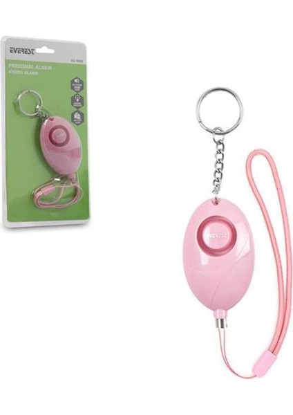 Güvenlik Alarmı 105DB Anahtarlık, Güçlü ve Taşınabilir Güvenlik Cihazı