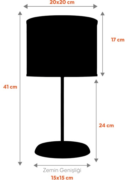Şık Siyah Metal Abajur, Modern ve Elegant Tasarım, Işıklandırma Dekoru fırsatları