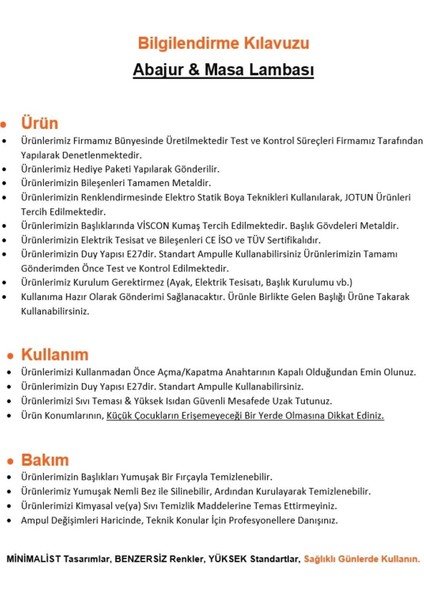 Şık Siyah Metal Abajur, Modern ve Elegant Tasarım, Işıklandırma Dekoru indirimleri