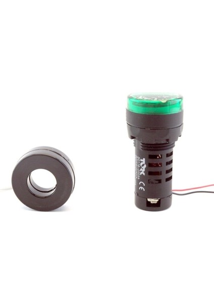 Digital LED Ampermetre Ø22, 0-100V, Yeşil Işık, Güçlü ve Güvenilir Ölçüm Cihazı fiyatları